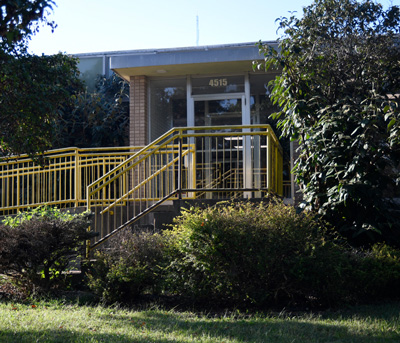 Exterior of new location's building